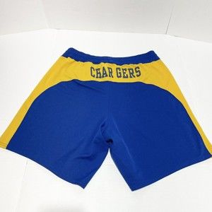 Vintage Chargers Shorts Blue/Yellow Large, Dodger, Drawstring, USA